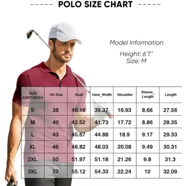 JMIERR Mens Knit Polo Shirts Button Up Textured T Shirts Casual Solid Color Slim Fit Short Sleeve Summer Golf Tee Shirt