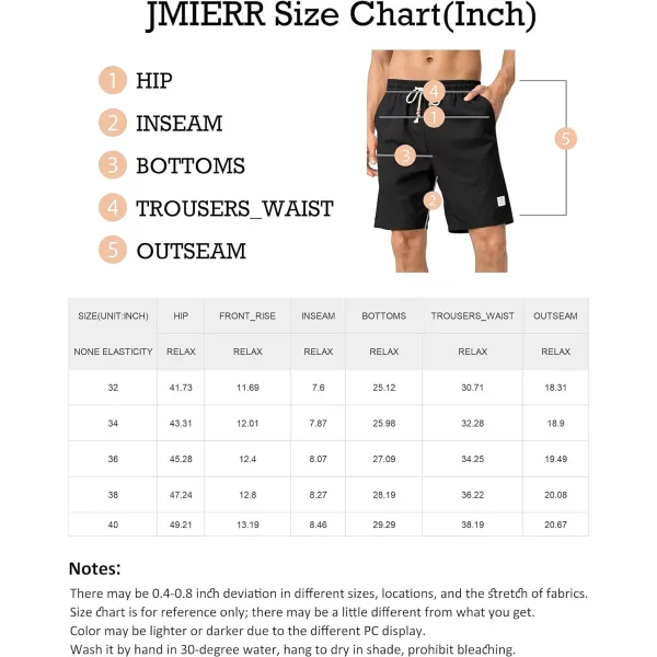 JMIERR Men's Linen Shorts Casual Elastic Waist Drawstring Lightweight Summer Beach Golf Shorts with Pockets