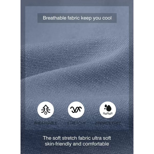 JMIERR Men's Linen Shorts Casual Elastic Waist Drawstring Lightweight Summer Beach Golf Shorts with Pockets