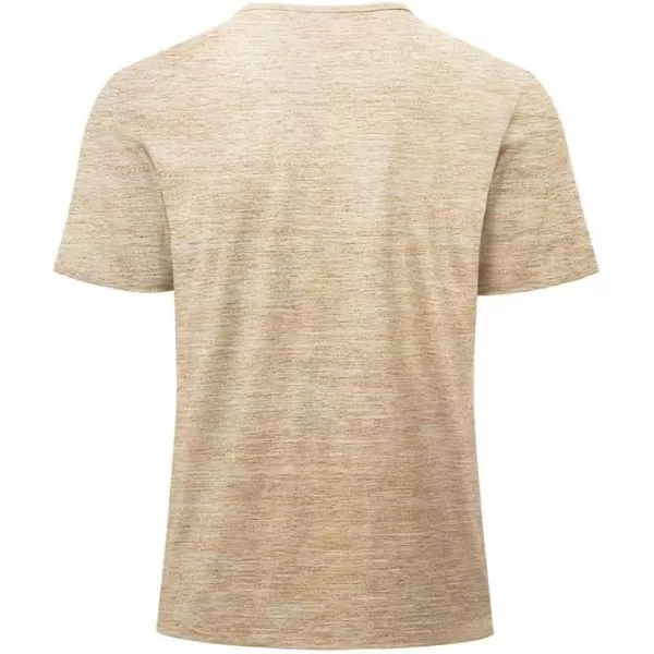JMIERR Men's Muscle Slim Cotton T Shirt V-Neck Henley Shirt Gym Workout Athletic Tee Shirts