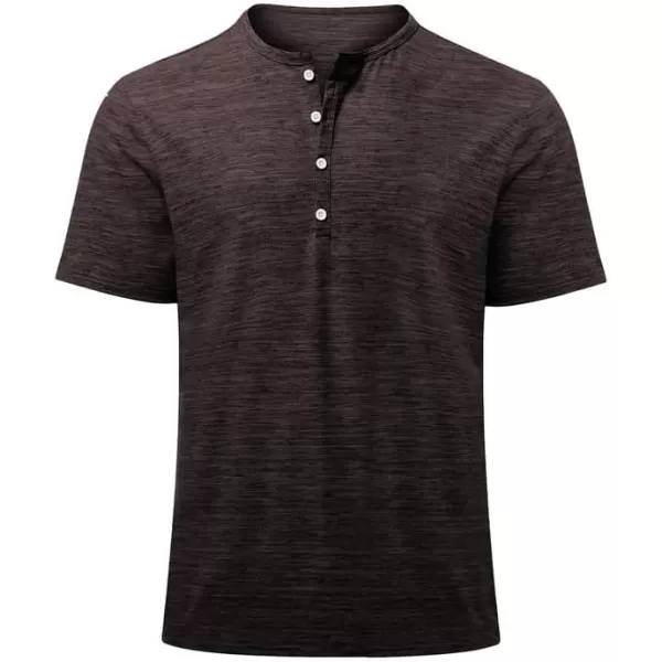 JMIERR Men's Muscle Slim Cotton T Shirt V-Neck Henley Shirt Gym Workout Athletic Tee Shirts