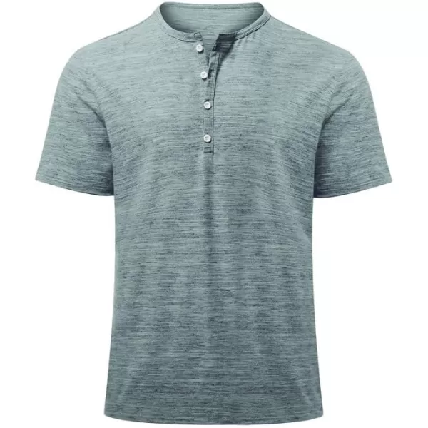 JMIERR Men's Muscle Slim Cotton T Shirt V-Neck Henley Shirt Gym Workout Athletic Tee Shirts