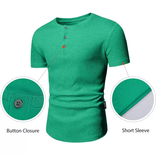 JMIERR Men's Muscle Slim Henley Shirts Crewneck Longline T-Shirt Gym Workout Athletic Shirt Tees with Button
