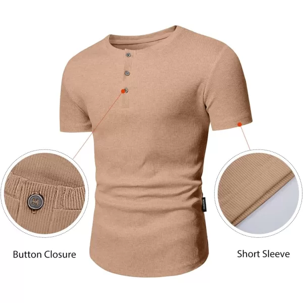JMIERR Men's Muscle Slim Henley Shirts Crewneck Longline T-Shirt Gym Workout Athletic Shirt Tees with Button
