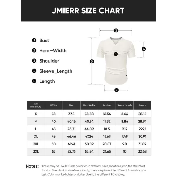 JMIERR Mens Muscle Slim T Shirt V-Neck Longline Henley Shirt Gym Workout Athletic Ribbed Tee Shirts