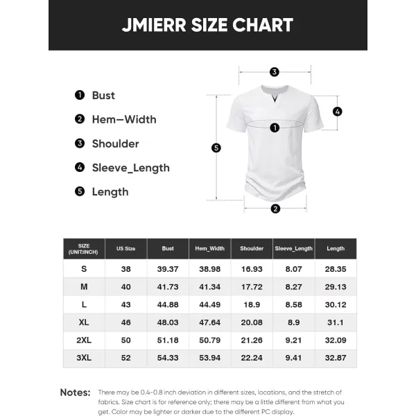 JMIERR Mens Muscle Slim T Shirts V-Neck Longline Henley Shirt Gym Workout Athletic Tees