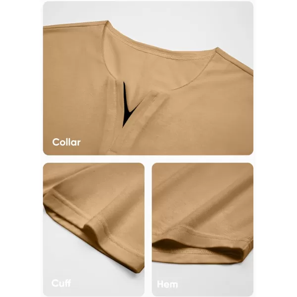 JMIERR Mens Muscle Slim T Shirts V-Neck Longline Henley Shirt Gym Workout Athletic Tees