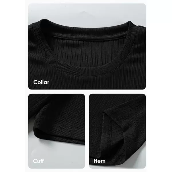 JMIERR Men's Muscle T-Shirt Crewneck Short Sleeve Longline Gym Workout Textured Tees Shirts