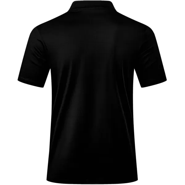 JMIERR Men's Polo Henley Shirt Moisture Wicking Quick Dry Summer Casual Short Sleeve Golf Polo T Shirts
