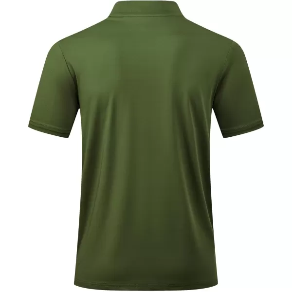 JMIERR Men's Polo Henley Shirt Moisture Wicking Quick Dry Summer Casual Short Sleeve Golf Polo T Shirts