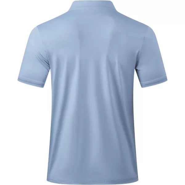 JMIERR Men's Polo Henley Shirt Moisture Wicking Quick Dry Summer Casual Short Sleeve Golf Polo T Shirts