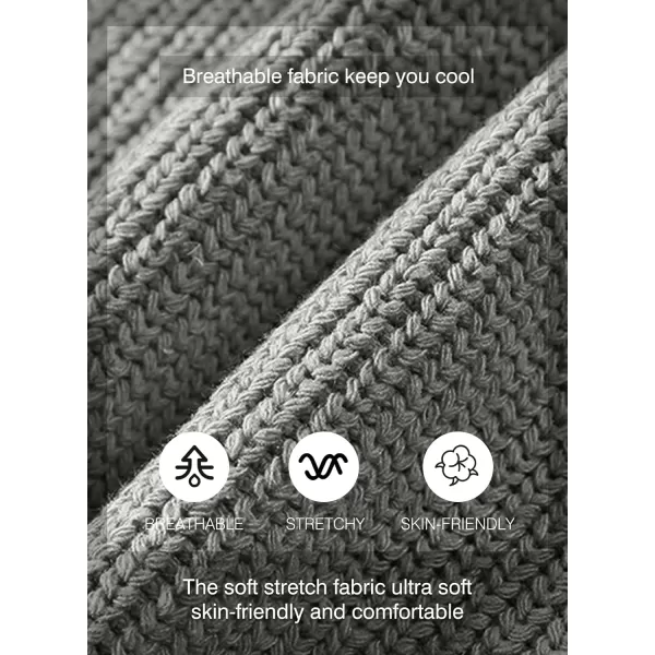 JMIERR Mens Quarter Zip Sweater Lightweight Mock Neck Casual Long Sleeve Knitted Pullover Sweaters with Ribbing Edge