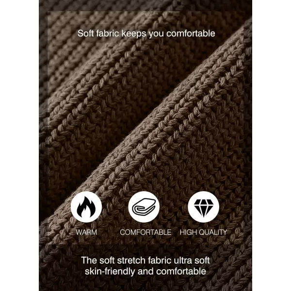 JMIERR Mens Quarter Zip Sweater Lightweight Mock Neck Casual Long Sleeve Knitted Pullover Sweaters with Ribbing Edge
