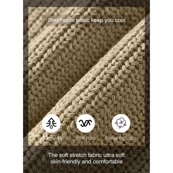 JMIERR Mens Quarter Zip Sweater Lightweight Mock Neck Casual Long Sleeve Knitted Pullover Sweaters with Ribbing Edge