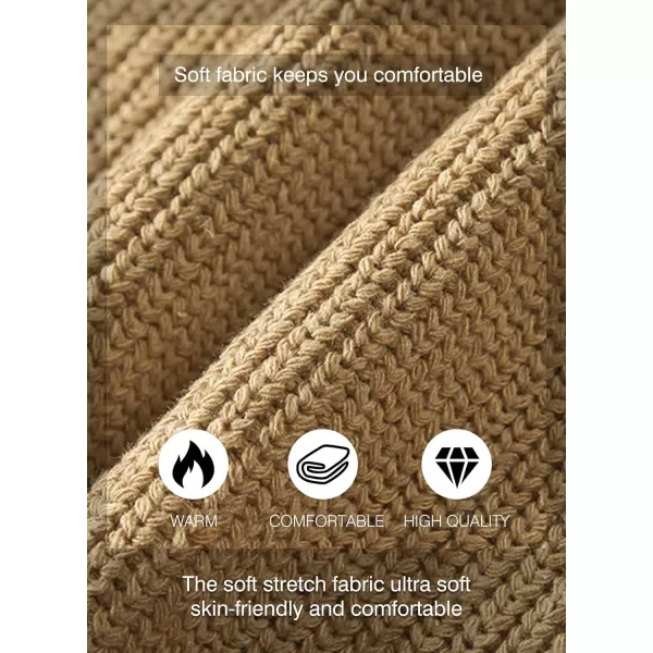 JMIERR Mens Quarter Zip Sweater Lightweight Mock Neck Casual Long Sleeve Knitted Pullover Sweaters with Ribbing Edge