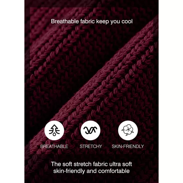 JMIERR Mens Quarter Zip Sweater Lightweight Mock Neck Casual Long Sleeve Knitted Pullover Sweaters with Ribbing Edge
