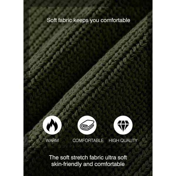 JMIERR Mens Quarter Zip Sweater Lightweight Mock Neck Casual Long Sleeve Knitted Pullover Sweaters with Ribbing Edge