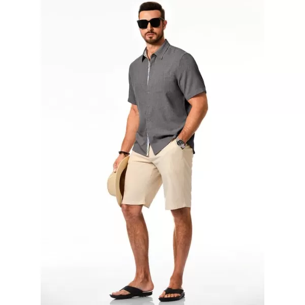 JMIERR Mens Shirts Short Sleeve Casual Summer Button Down Beach Hawaiian Shirt with Pocket