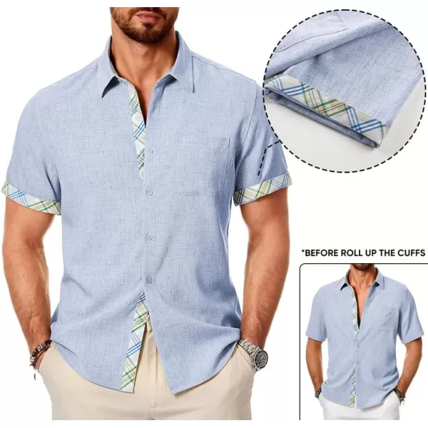 JMIERR Mens Shirts Short Sleeve Casual Summer Button Down Beach Hawaiian Shirt with Pocket