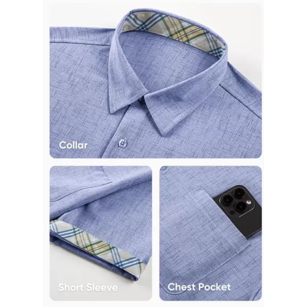 JMIERR Mens Shirts Short Sleeve Casual Summer Button Down Beach Hawaiian Shirt with Pocket