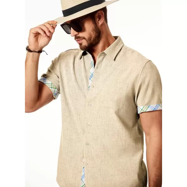 JMIERR Mens Shirts Short Sleeve Casual Summer Button Down Beach Hawaiian Shirt with Pocket