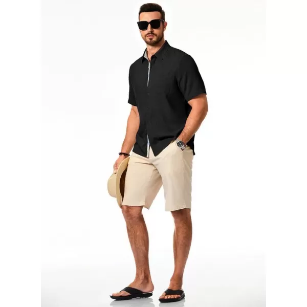 JMIERR Mens Shirts Short Sleeve Casual Summer Button Down Beach Hawaiian Shirt with Pocket
