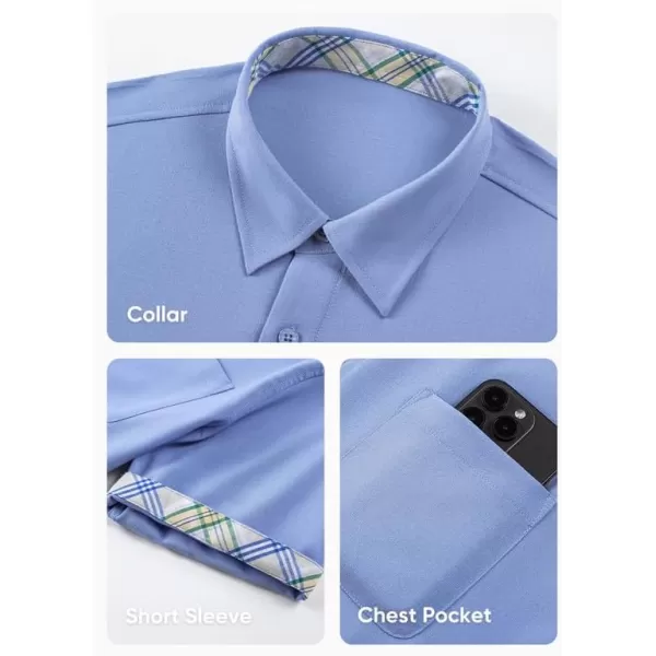 JMIERR Mens Shirts Short Sleeve Casual Summer Button Down Beach Hawaiian Shirt with Pocket