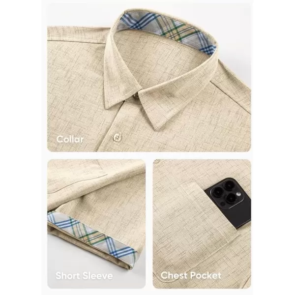 JMIERR Mens Shirts Short Sleeve Casual Summer Button Down Beach Hawaiian Shirt with Pocket