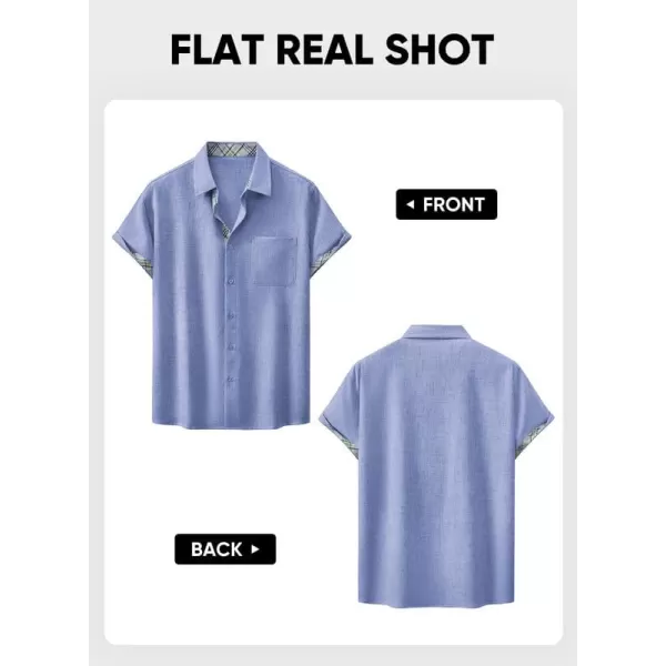 JMIERR Mens Shirts Short Sleeve Casual Summer Button Down Beach Hawaiian Shirt with Pocket