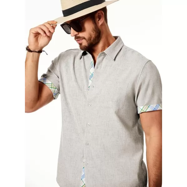 JMIERR Mens Shirts Short Sleeve Casual Summer Button Down Beach Hawaiian Shirt with Pocket