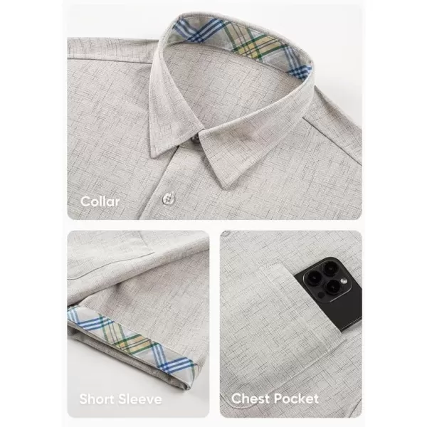 JMIERR Mens Shirts Short Sleeve Casual Summer Button Down Beach Hawaiian Shirt with Pocket