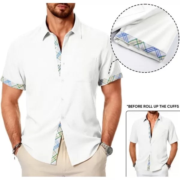JMIERR Mens Shirts Short Sleeve Casual Summer Button Down Beach Hawaiian Shirt with Pocket