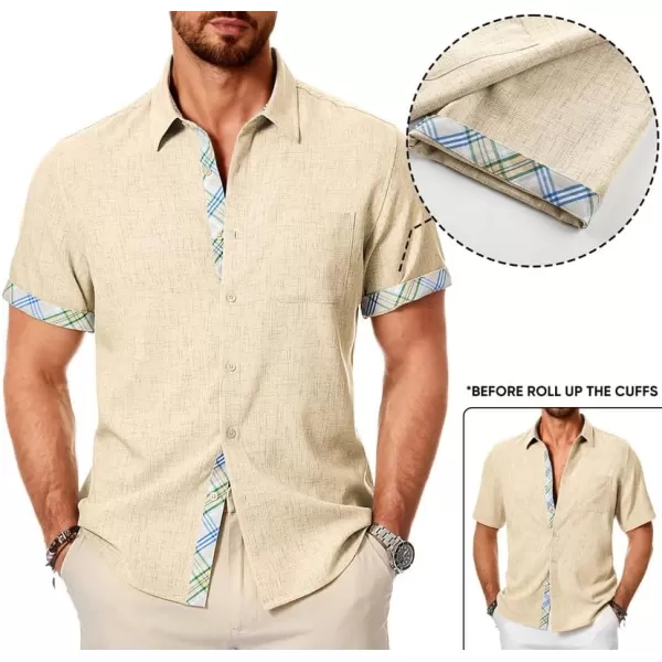 JMIERR Mens Shirts Short Sleeve Casual Summer Button Down Beach Hawaiian Shirt with Pocket