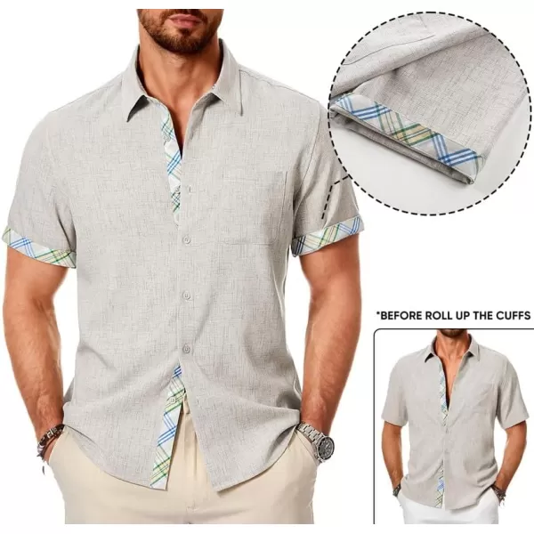 JMIERR Mens Shirts Short Sleeve Casual Summer Button Down Beach Hawaiian Shirt with Pocket