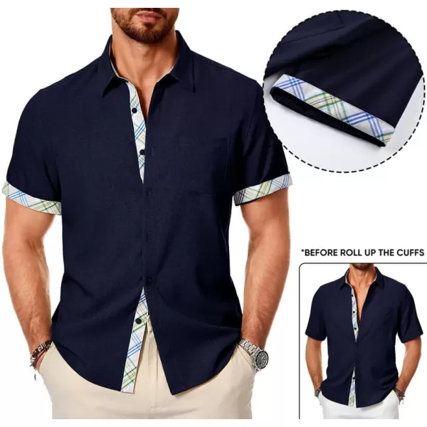 JMIERR Mens Shirts Short Sleeve Casual Summer Button Down Beach Hawaiian Shirt with Pocket