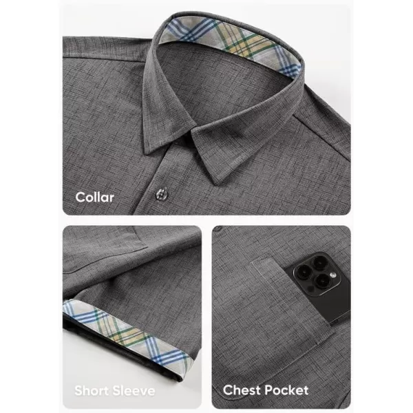JMIERR Mens Shirts Short Sleeve Casual Summer Button Down Beach Hawaiian Shirt with Pocket