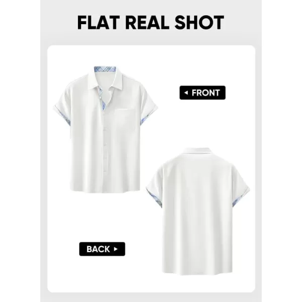 JMIERR Mens Shirts Short Sleeve Casual Summer Button Down Beach Hawaiian Shirt with Pocket