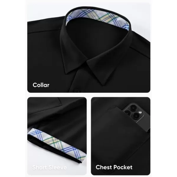 JMIERR Mens Shirts Short Sleeve Casual Summer Button Down Beach Hawaiian Shirt with Pocket
