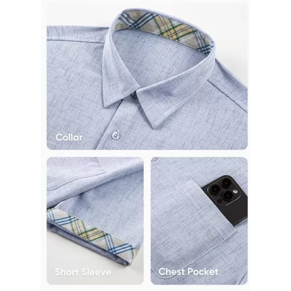 JMIERR Mens Shirts Short Sleeve Casual Summer Button Down Beach Hawaiian Shirt with Pocket