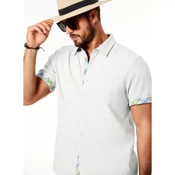 JMIERR Mens Shirts Short Sleeve Casual Summer Button Down Beach Hawaiian Shirt with Pocket