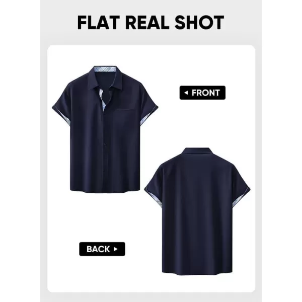 JMIERR Mens Shirts Short Sleeve Casual Summer Button Down Beach Hawaiian Shirt with Pocket