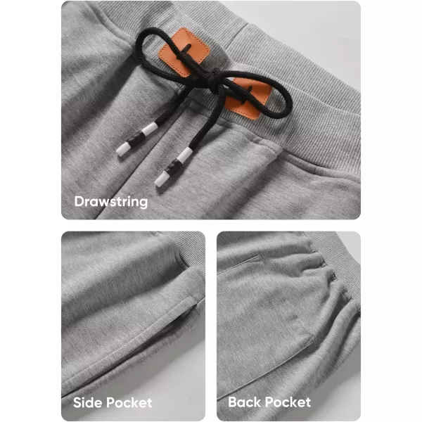 JMIERR Men's Shorts Casual Summer Cotton Drawstring Pockets Elastic Waist Shorts