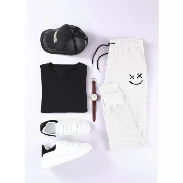 JMIERR Mens Sweatpants Tapered Gym Running Workout Pants Athletic Drawstring Joggers with Pockets