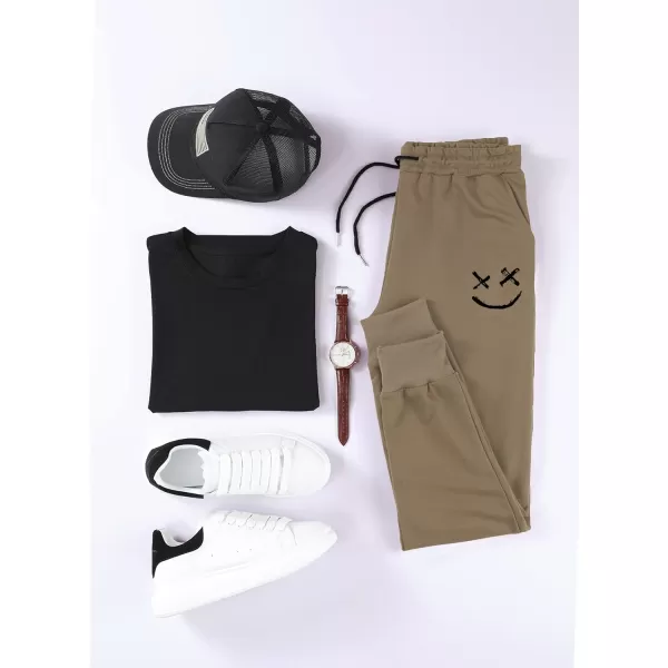 JMIERR Mens Sweatpants Tapered Gym Running Workout Pants Athletic Drawstring Joggers with Pockets