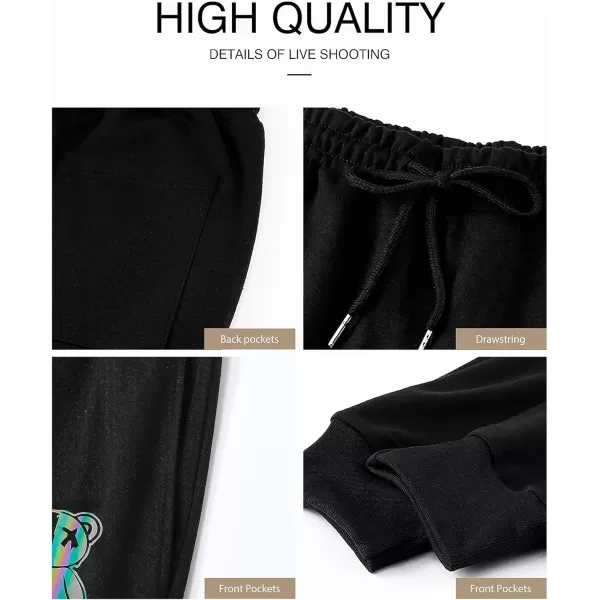 JMIERR Mens Sweatpants Tapered Gym Running Workout Pants Athletic Drawstring Joggers with Pockets