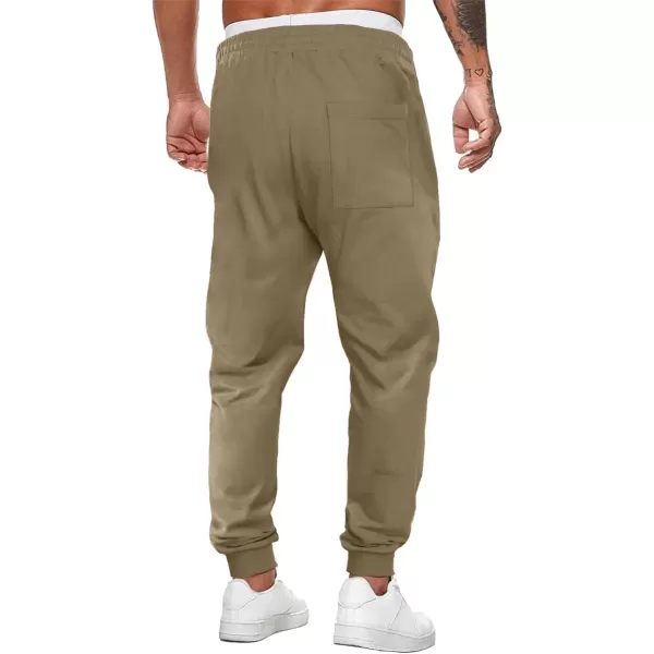 JMIERR Mens Sweatpants Tapered Gym Running Workout Pants Athletic Drawstring Joggers with Pockets