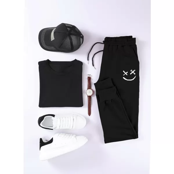 JMIERR Mens Sweatpants Tapered Gym Running Workout Pants Athletic Drawstring Joggers with Pockets