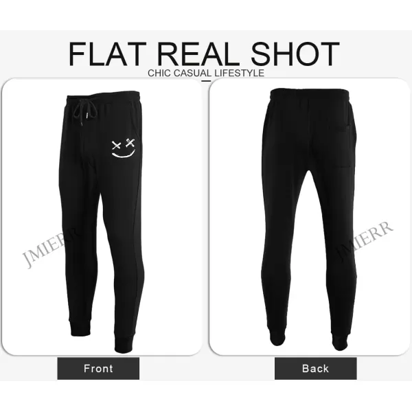 JMIERR Mens Sweatpants Tapered Gym Running Workout Pants Athletic Drawstring Joggers with Pockets