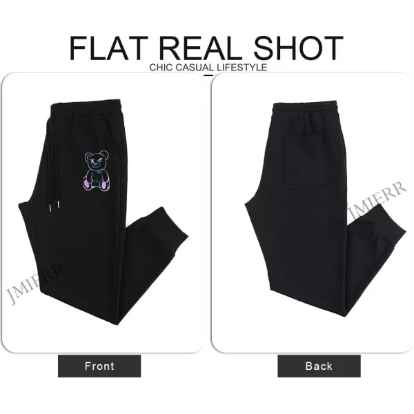 JMIERR Mens Sweatpants Tapered Gym Running Workout Pants Athletic Drawstring Joggers with Pockets