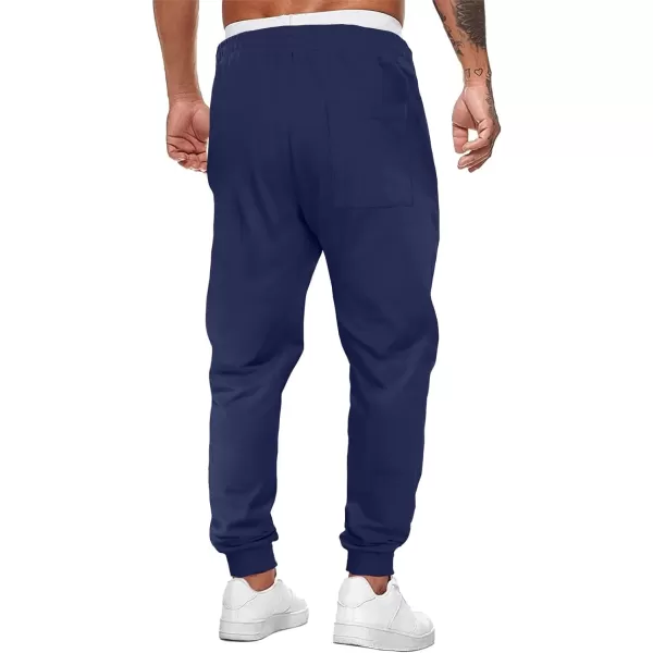 JMIERR Mens Sweatpants Tapered Gym Running Workout Pants Athletic Drawstring Joggers with Pockets